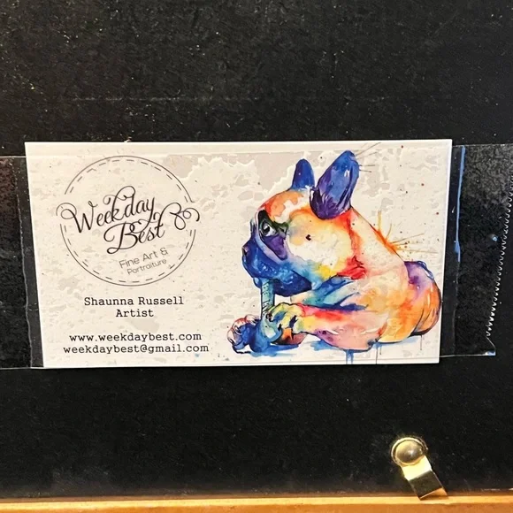 ⭐️Host Pick⭐️ Weekday Best Fine Art & Portrait “Black Lab” print and frame - Picture 3 of 6